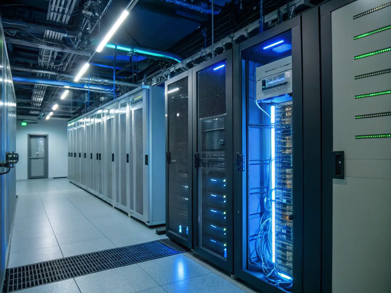 An image illustrating a network security system with firewalls and intrusion detection, highlighting Crestone Technology Solutions' focus on protecting client data and systems.